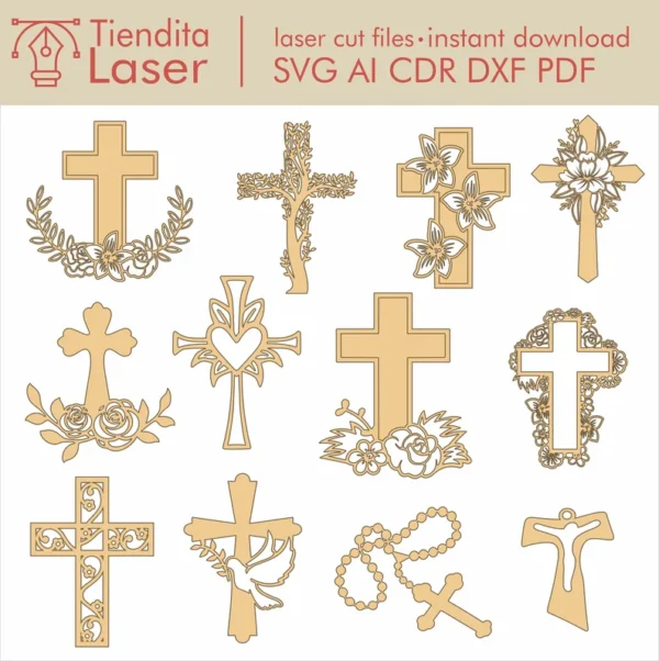 Cruz Cruces Bautismo Creativo Digital